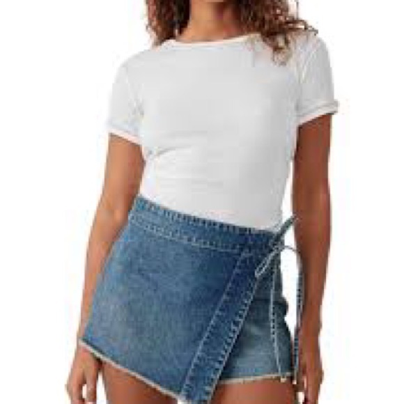 Free people Emmy denim skort - Picture 3 of 4